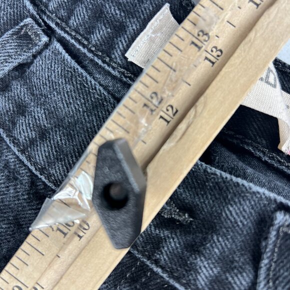Y2K Levi's Jeans Men's Measured 34x32* 550 Relaxed Black Faded Denim Tag 34x34 - Picture 15 of 16